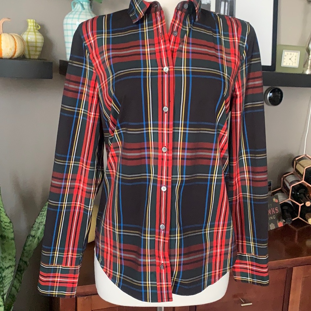 Jcrew Plaid Button Down - image 1